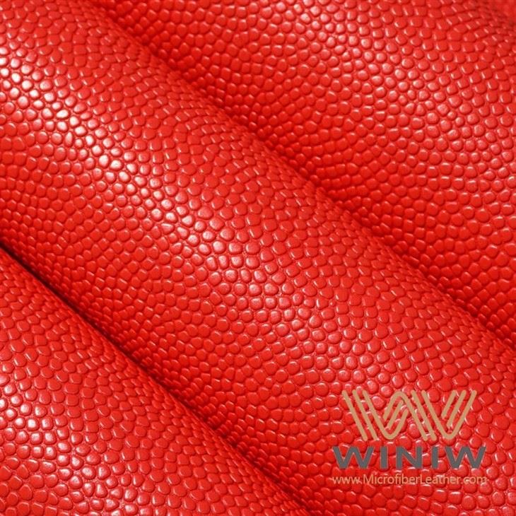 Raised Grain Microfiber Leather For Basketball Exterior suppliers