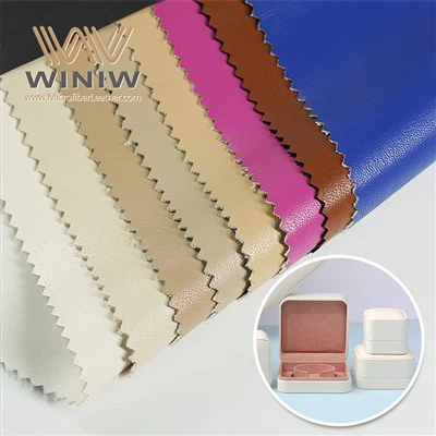 Anti-Abrasion PU twal kwi sentetik pou bwat bijou